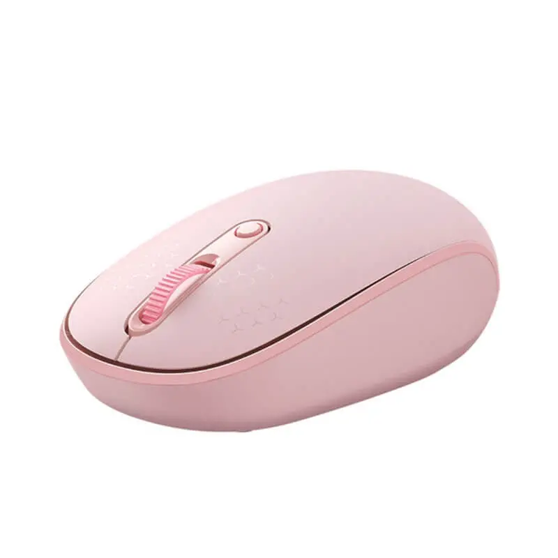 ماوس بی‌سیم باسئوس مدل F01B Tri-Mode pink-3